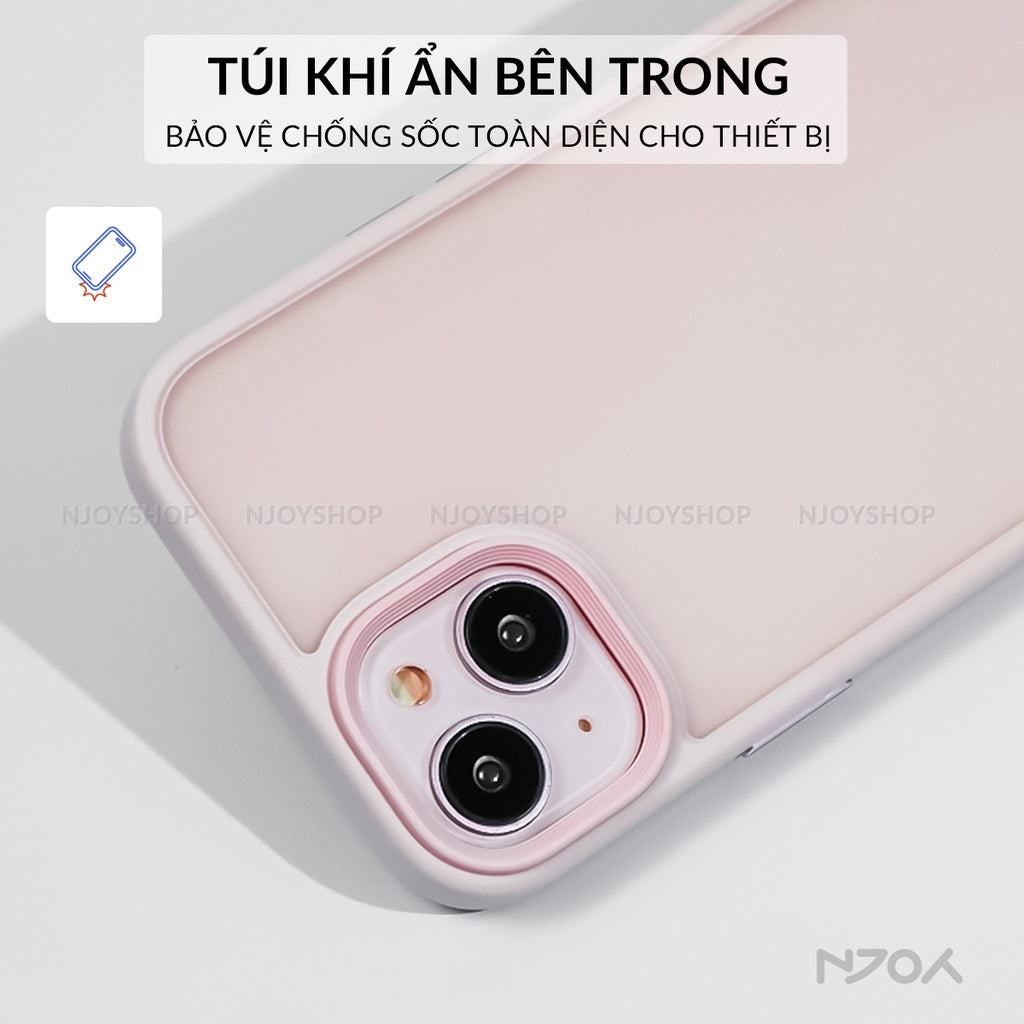 Ốp Lưng Nhám Chống Vân Likgus Bảo Vệ Camera Cho iPhone 17 Pro Max 16 15 Pro 14 13