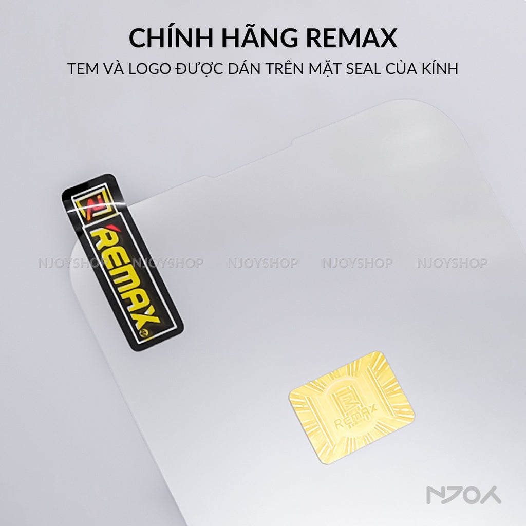 Kính Cường Lực REMAX Trong Suốt Không Viền Cho iPhone 11 12 13 14 15 16 17 18 Pro Max