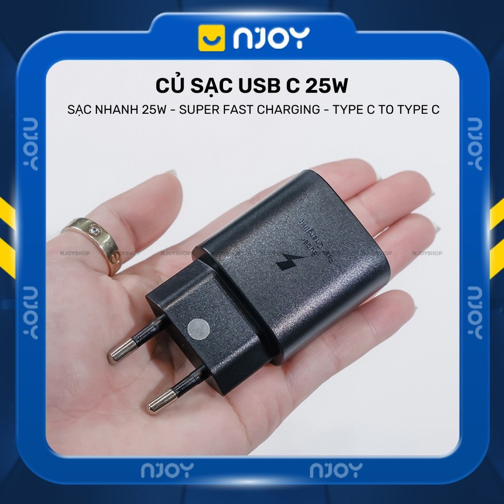 Củ Sạc Nhanh Samsung 25w Chân Cắm Type C Njoyshop