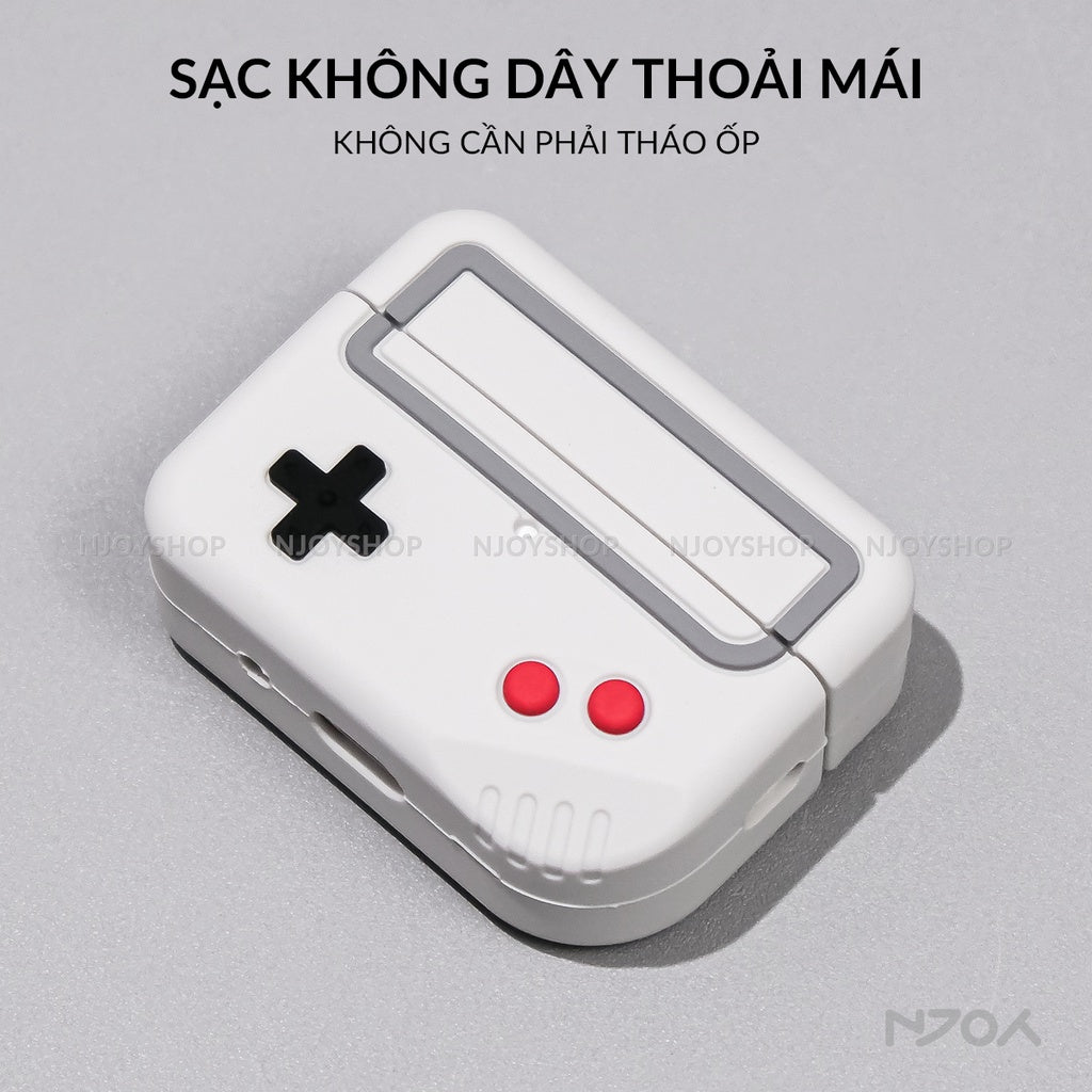 Ốp Máy Chơi Game 3D AhaStyle Kèm Dây Đeo Móc Khóa Cho Tai Nghe Airpods Pro 3 2 Airpods 4 Njoyshop