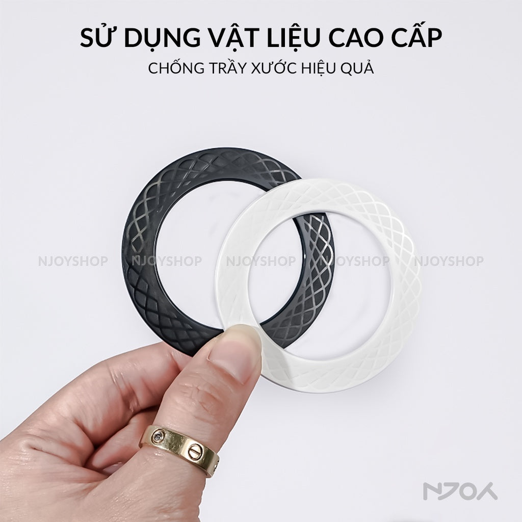Miếng Dán Hỗ Trợ Sạc Không Dây Magsafe Từ Tính Cho Điện Thoại iPhone Samsung Njoyshop