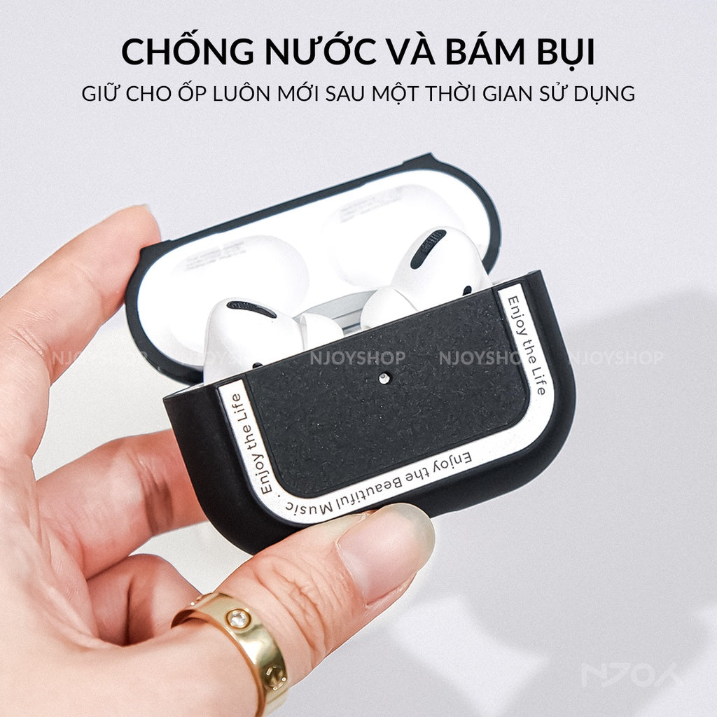 Ốp Nhung Ahastyle Hỗ Trợ Magsafe Viền Kim Loại Kèm Móc Khóa Cho AirPods Pro 2