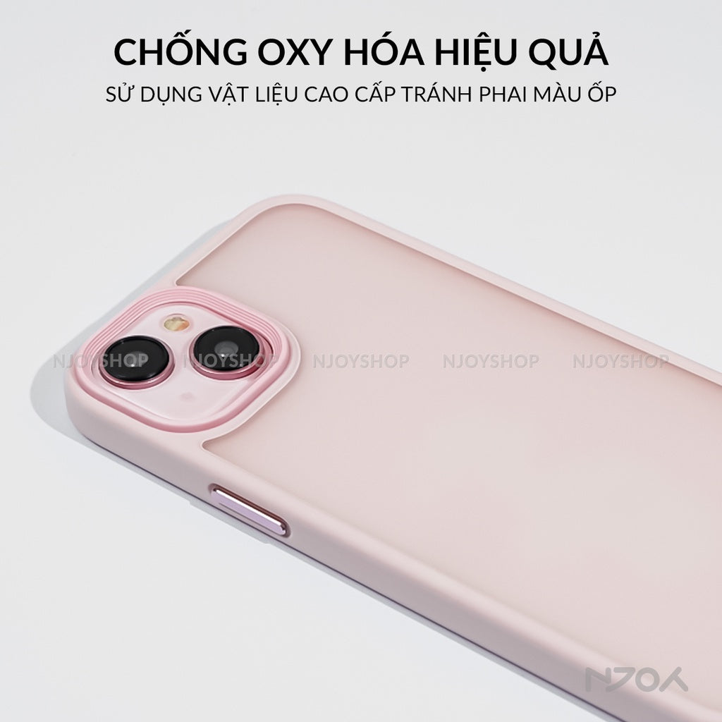 Ốp Lưng Nhám Chống Vân Likgus Bảo Vệ Camera Cho iPhone 17 Pro Max 16 15 Pro 14 13