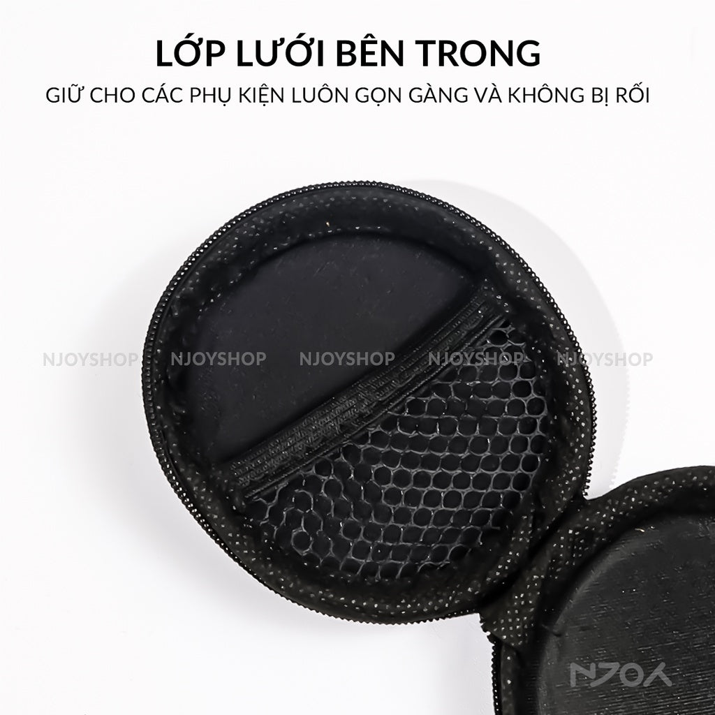 Túi Đựng Tai Nghe Cáp Sạc Nhỏ Gọn Tiện Lợi 7x4cm