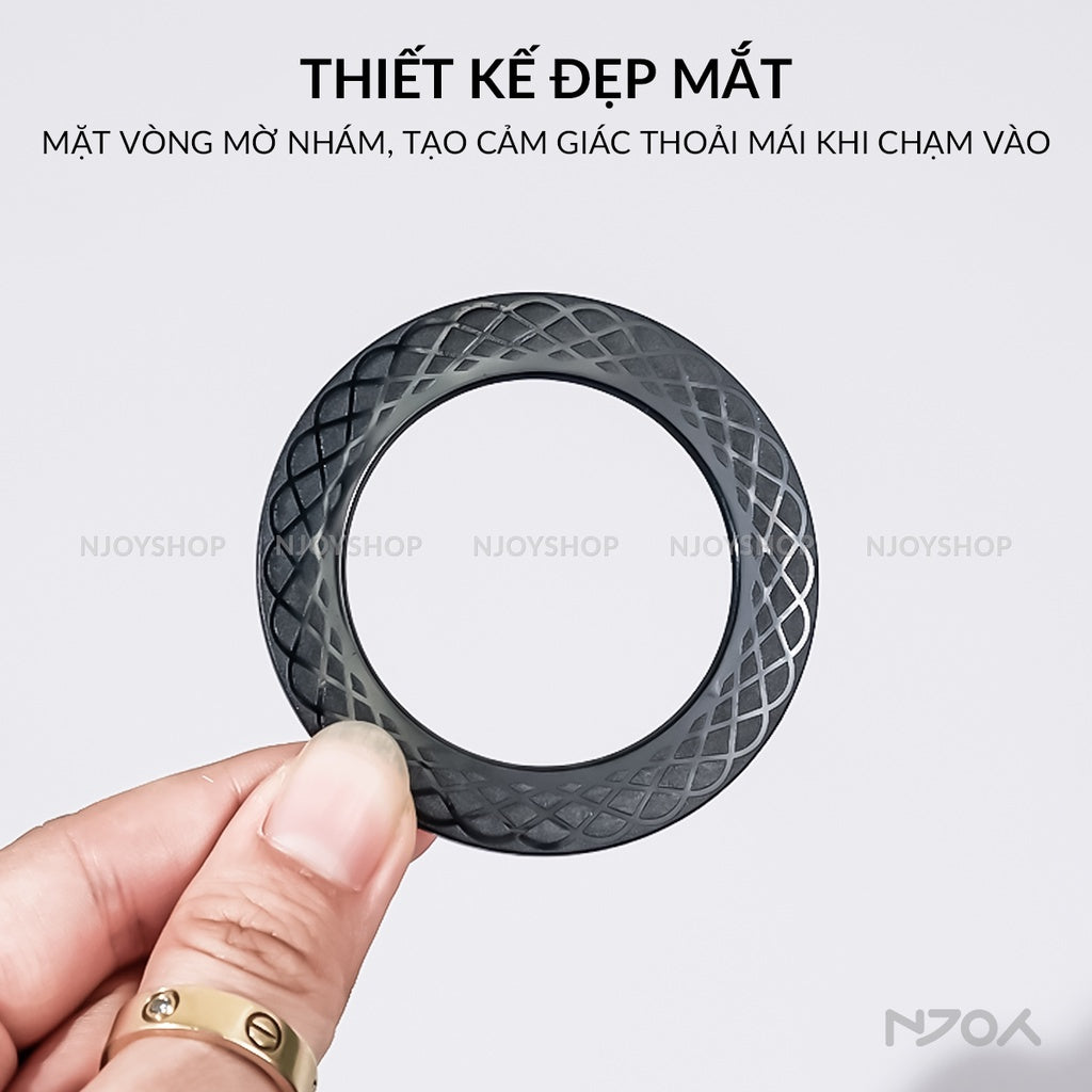 Miếng Dán Hỗ Trợ Sạc Không Dây Magsafe Từ Tính Cho Điện Thoại iPhone Samsung Njoyshop