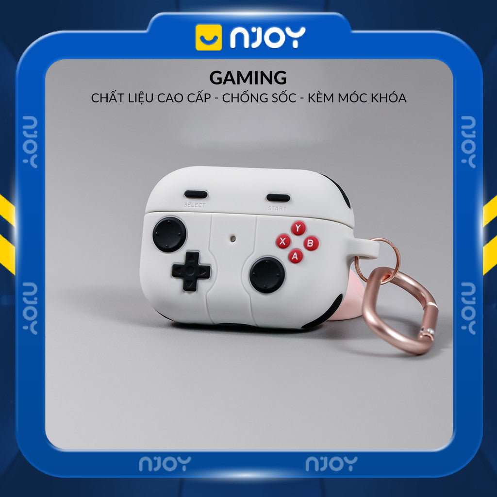 Ốp Silicon Máy Chơi Game Kèm Móc Khóa Cho Tai Nghe Airpods Pro 2 4
