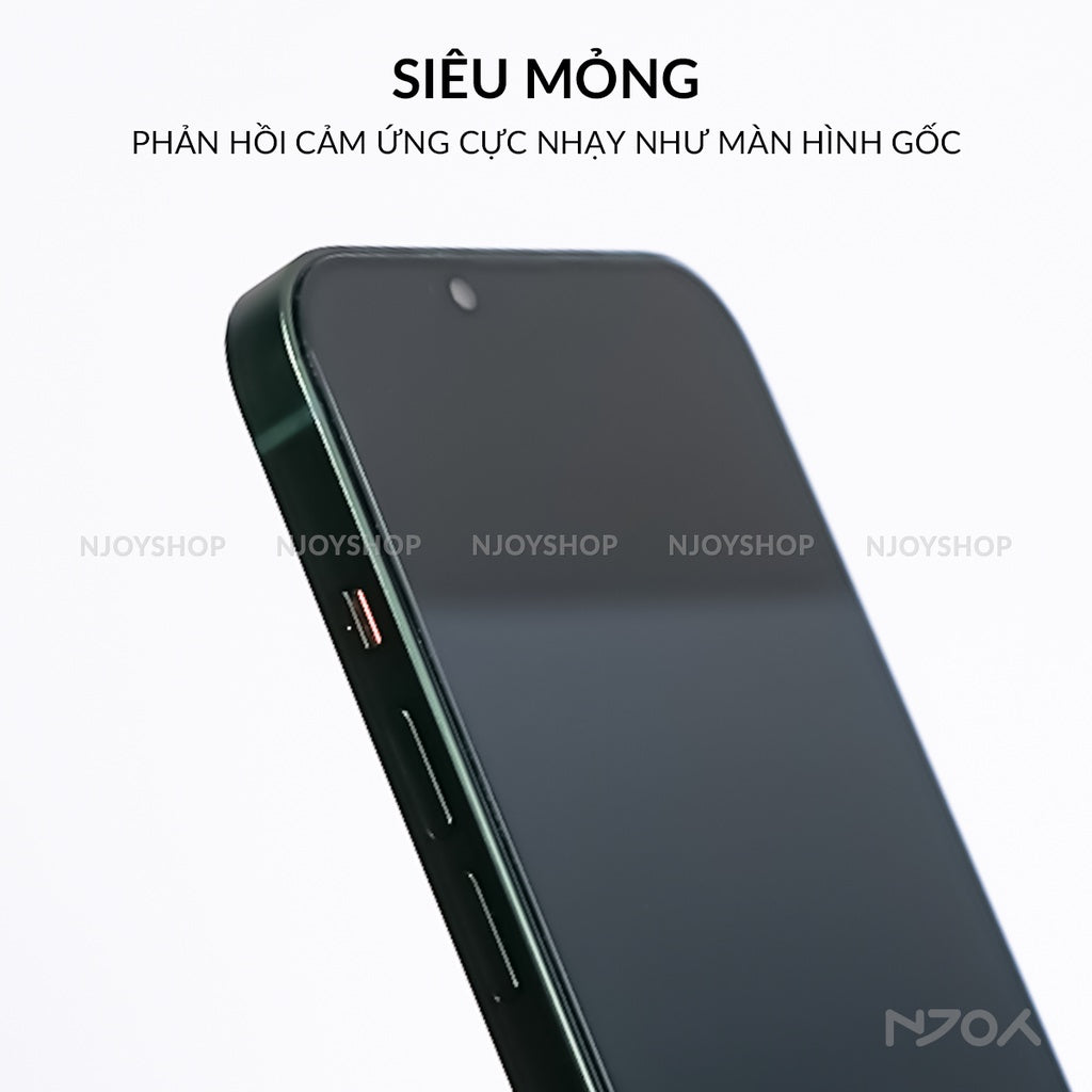 Kính Cường Lực Chống Nhìn Trộm Khung Tự Dán Cho iPhone 17 Pro Max 16 15 14 13 12 11