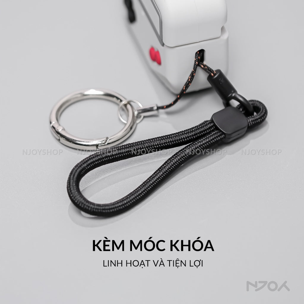 Ốp Máy Chơi Game 3D AhaStyle Kèm Dây Đeo Móc Khóa Cho Tai Nghe Airpods Pro 3 2 Airpods 4 Njoyshop