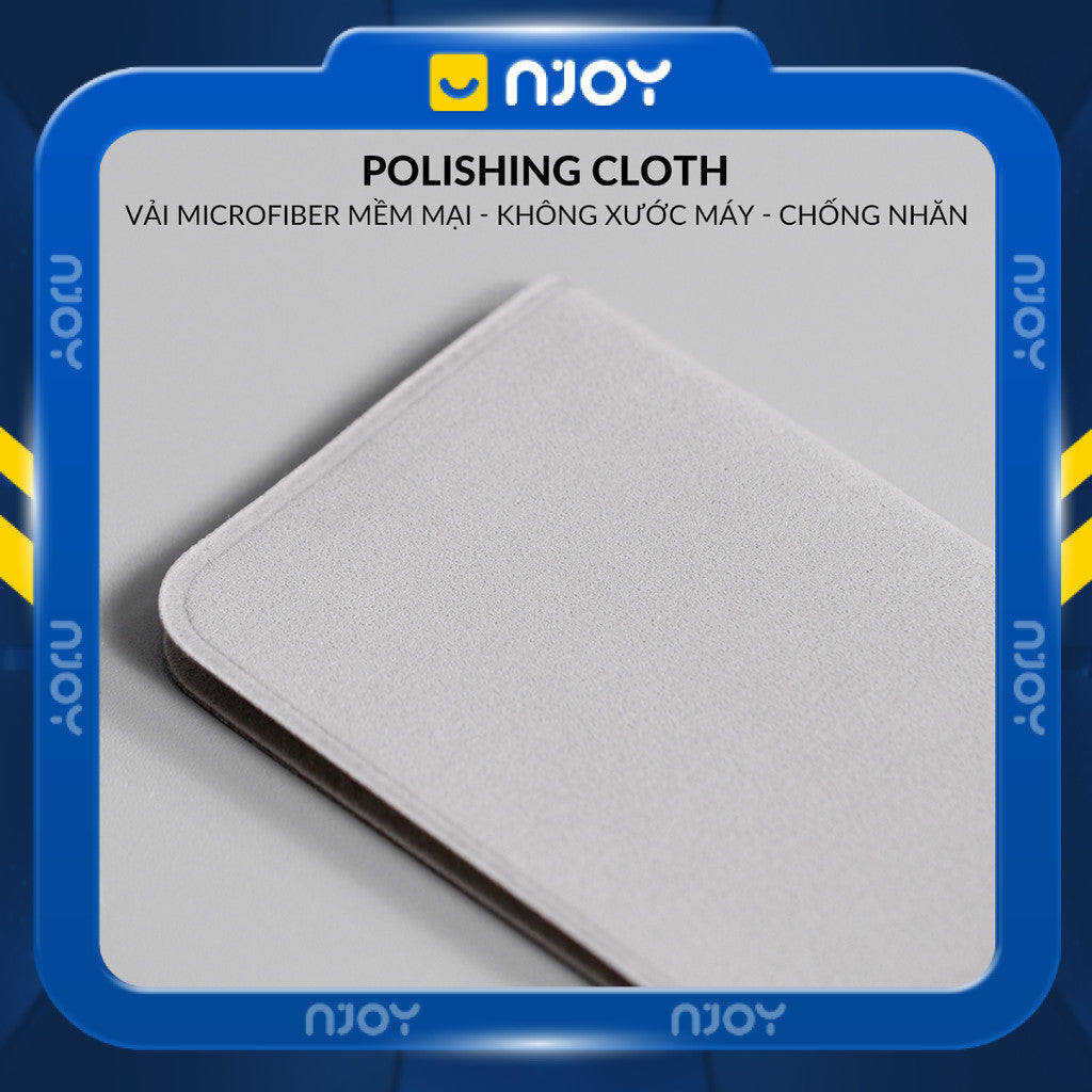 Khăn Lau Màn Hình Microfiber Hai Mặt Cho Màn Hình Điện Thoại Laptop Máy Tính Apple Samsung