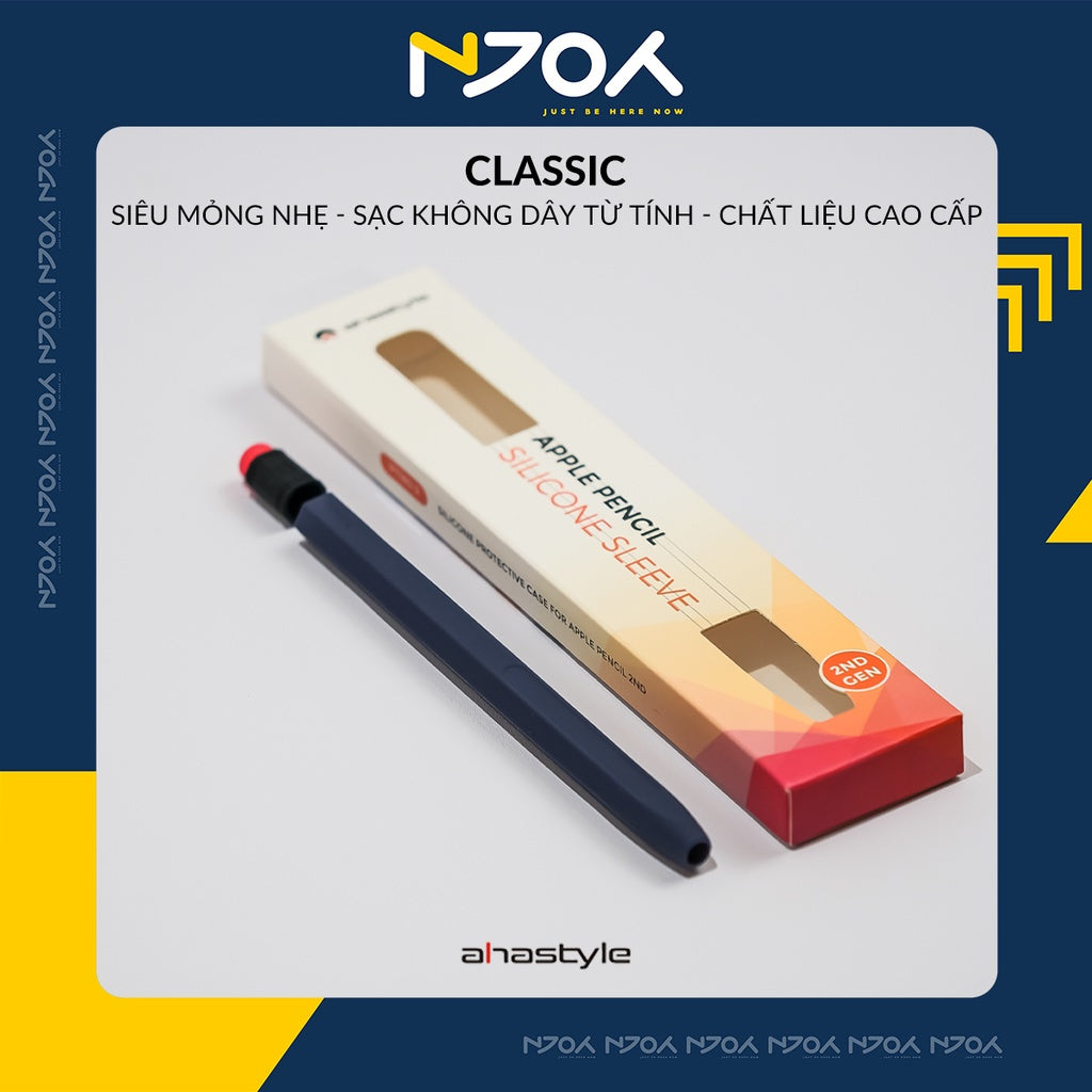 Vỏ Bao Ốp Silicon Ahastyle Classic Chống Trơn Trượt Cho Bút Cảm Ứng Apple Pencil 1 Apple Pencil 2