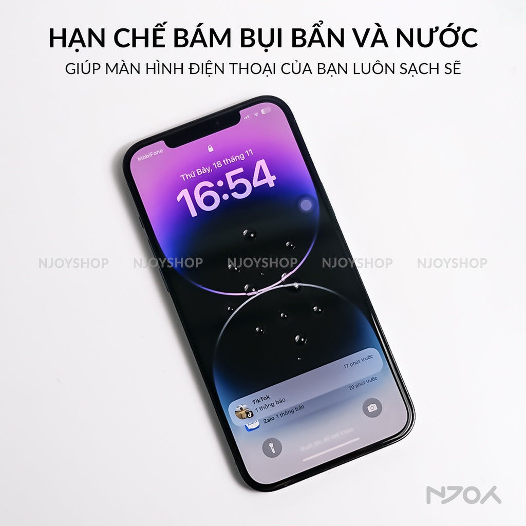 Kính Cường Lực Trong Suốt Chống Bụi Khung Dán Cho iPhone 17 Pro Max 16 15 14 13 12 11