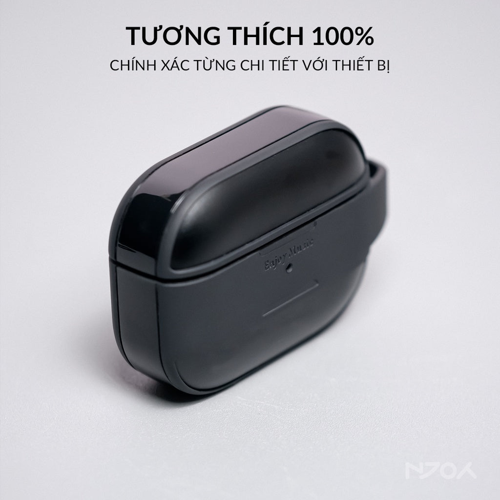 Ốp Hợp Kim Nhôm Ahastyle Viền Silicon Kèm Móc Khóa Cho Tai Nghe AIrpods Pro 2 3 4