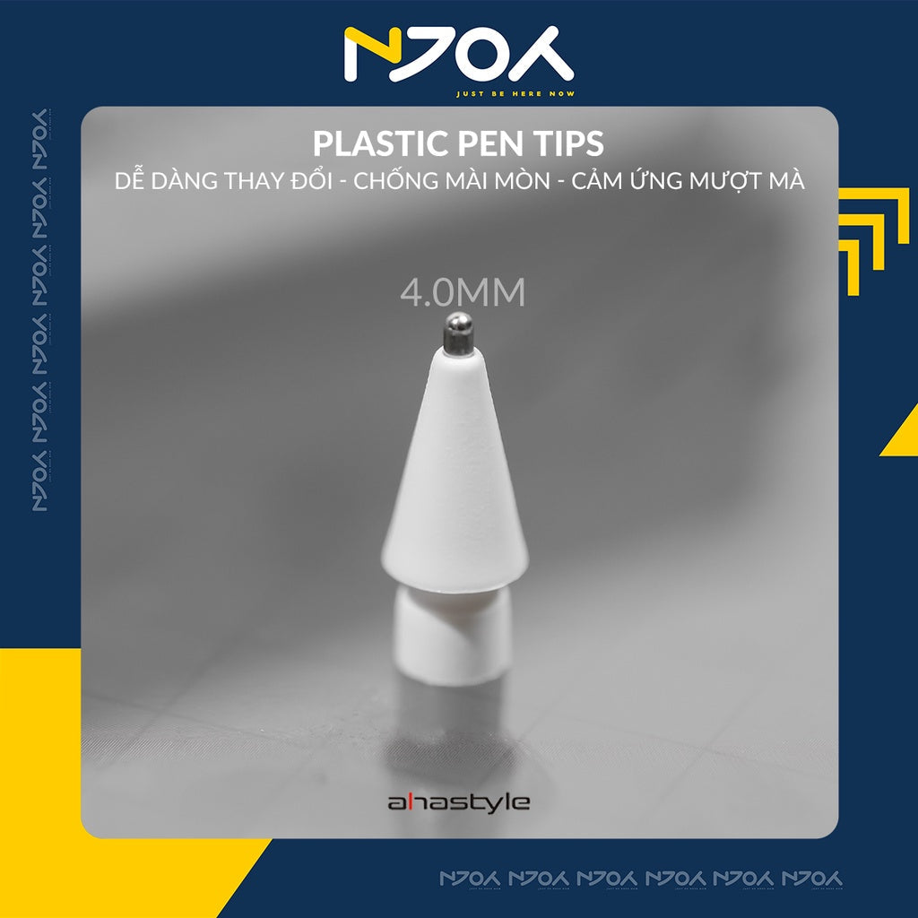 Đầu Ngòi Bút Kim Loại Ahastyle Thay Thế Cho Bút Cảm Ứng Apple Pencil 2