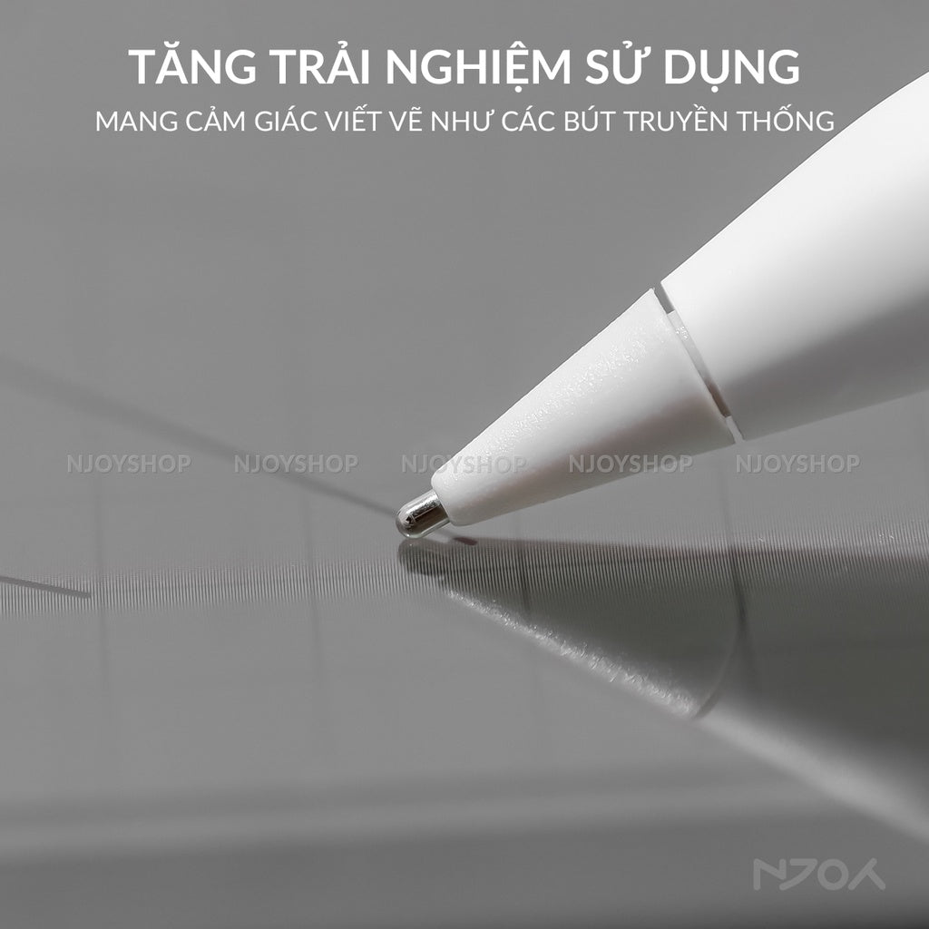 Đầu Ngòi Bút Kim Loại Ahastyle Thay Thế Cho Bút Cảm Ứng Apple Pencil 2