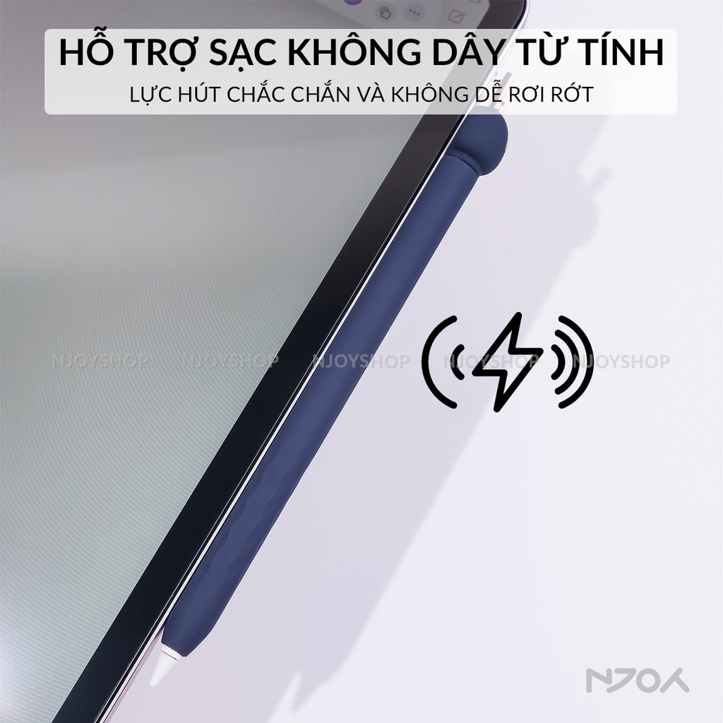 Vỏ Ốp Silicon Ahastyle Chống Trơn Trượt Cute Cho Bút Cảm Ứng Apple Pencil 2 Pro Njoyshop