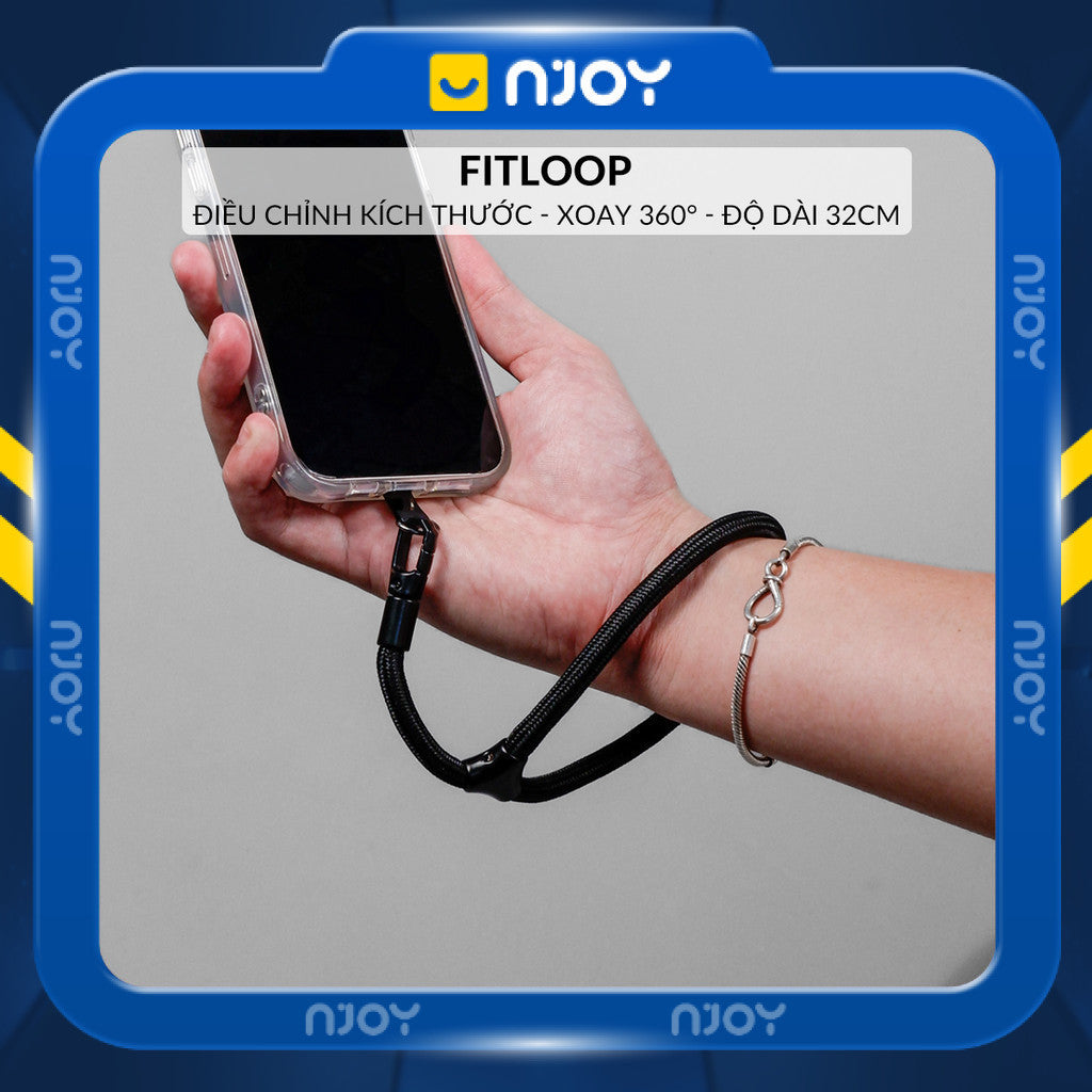 Dây Đeo Tay Chống Thất Lạc Dài 32cm Điều Chỉnh Kích Thước Cho iPhone Samsung Xiaom