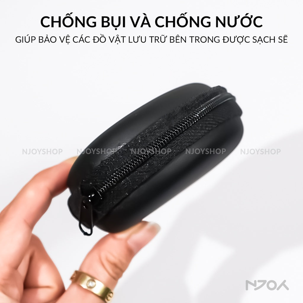 Túi Đựng Tai Nghe Cáp Sạc Nhỏ Gọn Tiện Lợi 7x4cm