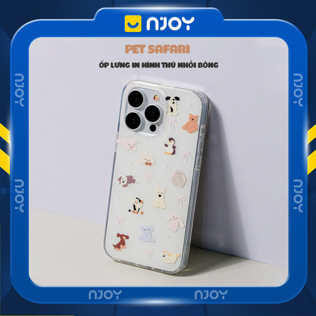Ốp Lưng In Hình Thú Cưng Chó Mèo Dễ Thương Cute Cho iPhone 16 Pro Max 15 14 13