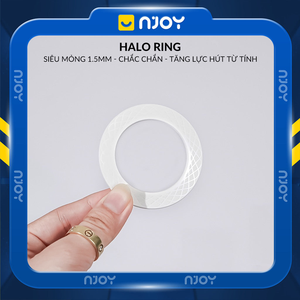 Miếng Dán Hỗ Trợ Sạc Không Dây Magsafe Từ Tính Cho Điện Thoại iPhone Samsung Njoyshop