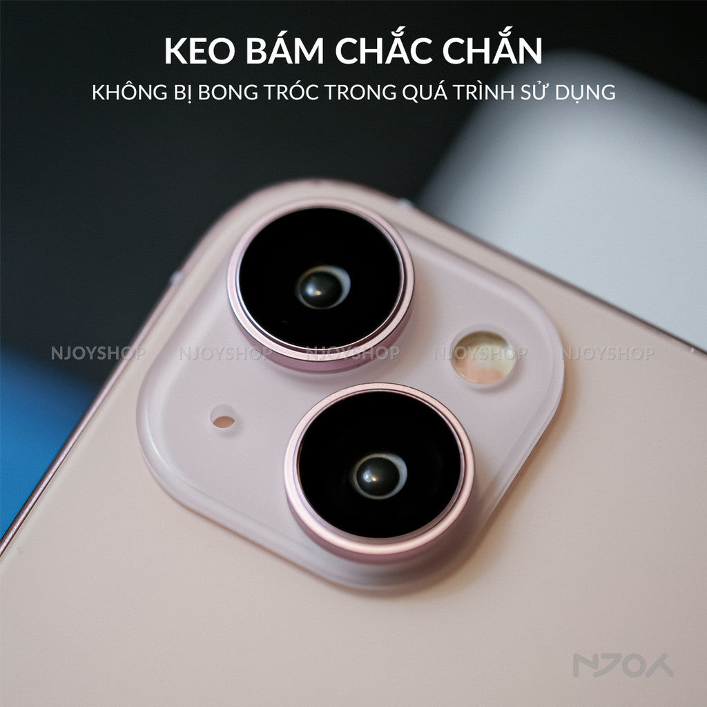 Cường Lực Camera Kuzoom AR Có Khung Dán Cho iPhone 17 Pro Max 16 15 14 13 12 11