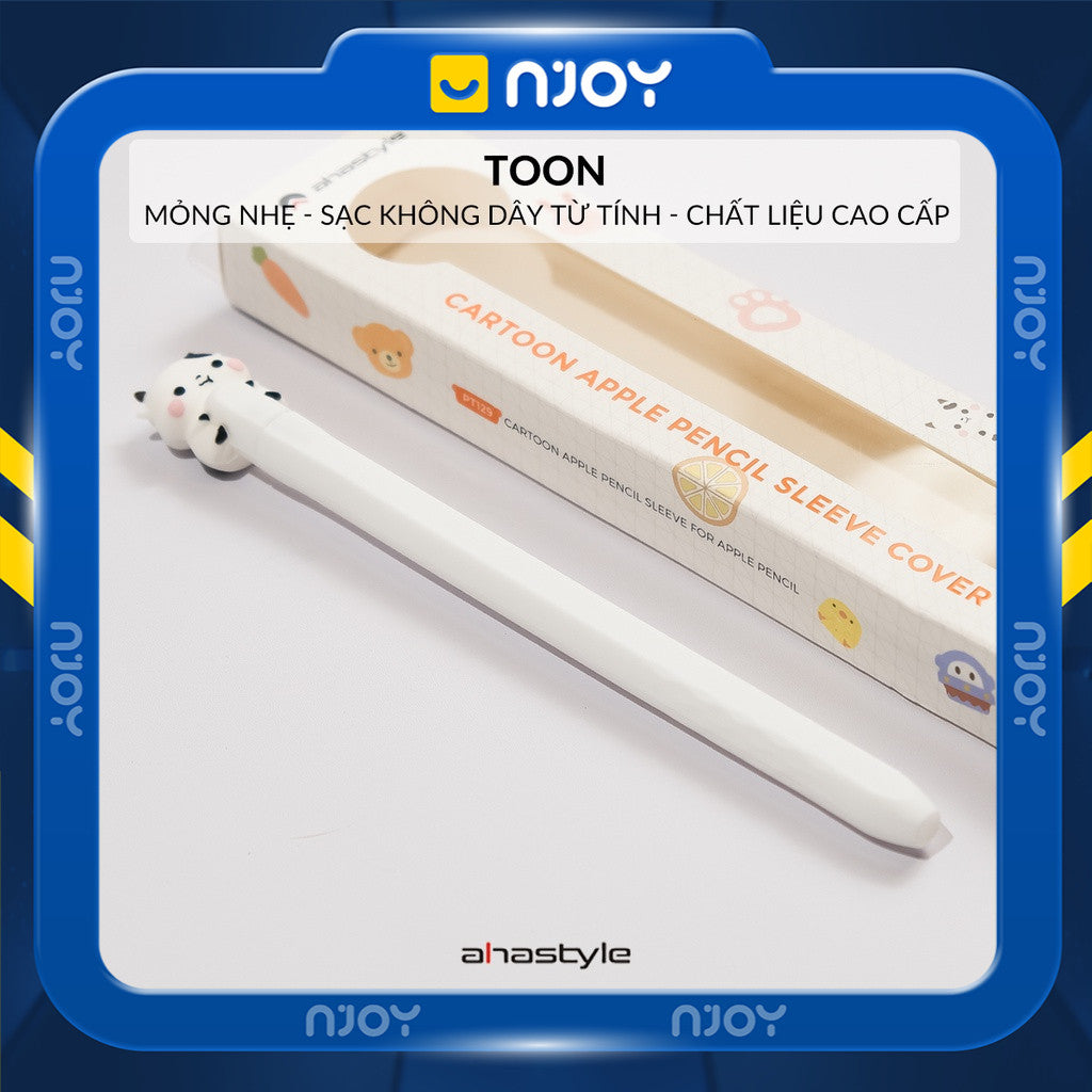 Vỏ Ốp Silicon Ahastyle Chống Trơn Trượt Cute Cho Bút Cảm Ứng Apple Pencil 2 Pro Njoyshop