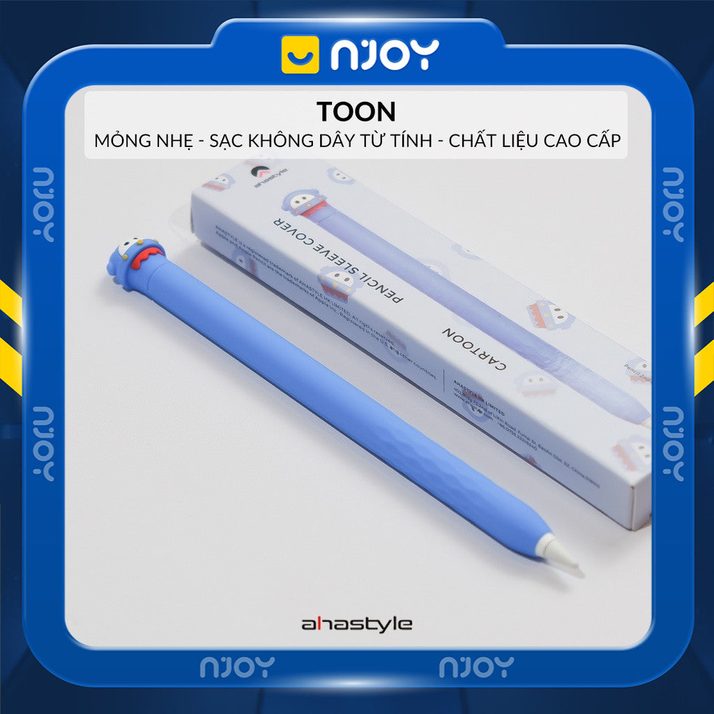 Vỏ Ốp Silicon Ahastyle Chống Trơn Trượt Cute Cho Bút Cảm Ứng Apple Pencil 2 Pro Njoyshop