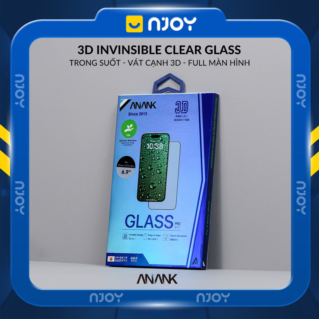 Kính Cường Lực Anank Chống Nhìn Trộm Cho iPhone 17 Pro Max 16 15 14 13 12 11