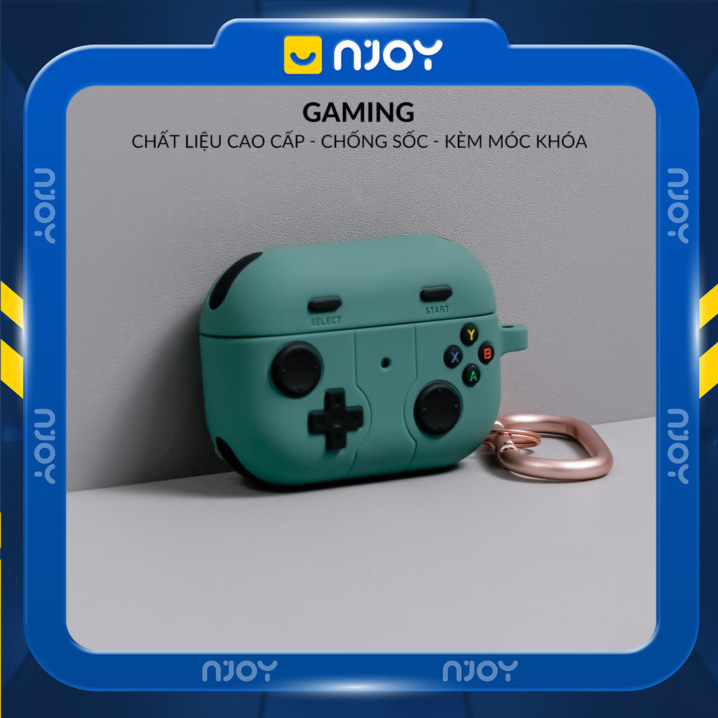 Ốp Silicon Máy Chơi Game Kèm Móc Khóa Cho Tai Nghe Airpods Pro 2 4