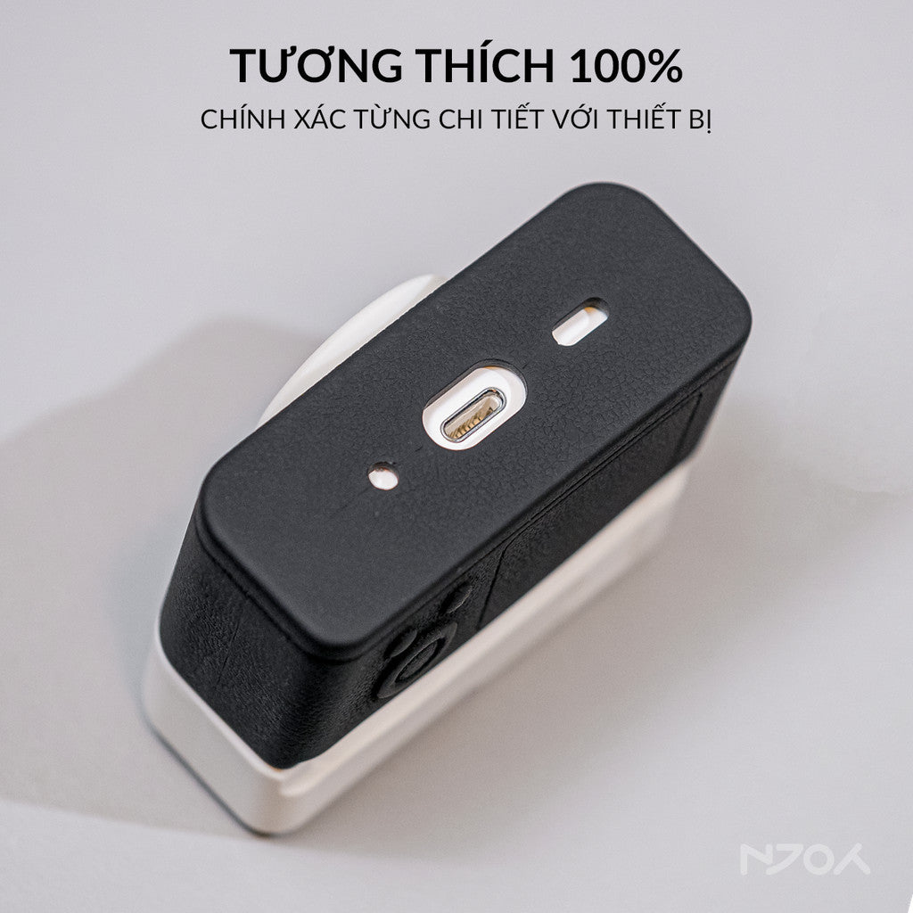 Ốp Silicon In Hình Retro Camera Kèm Móc Khóa Cho Tai Nghe AirPods Pro 3 2 Airpods 4