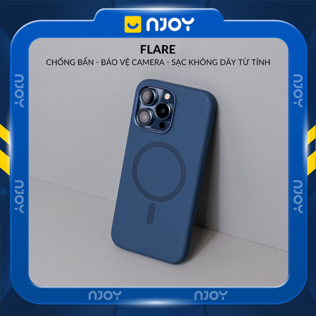 Ốp Magsafe Chống Bẩn Viền Camera Kim Loại Cho iPhone 17 16 15 Pro Max