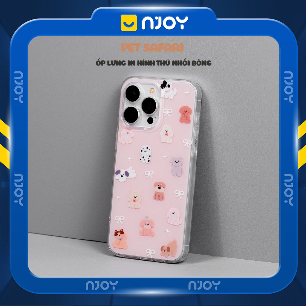 Ốp Lưng In Hình Thú Cưng Chó Mèo Dễ Thương Cute Cho iPhone 16 Pro Max 15 14 13