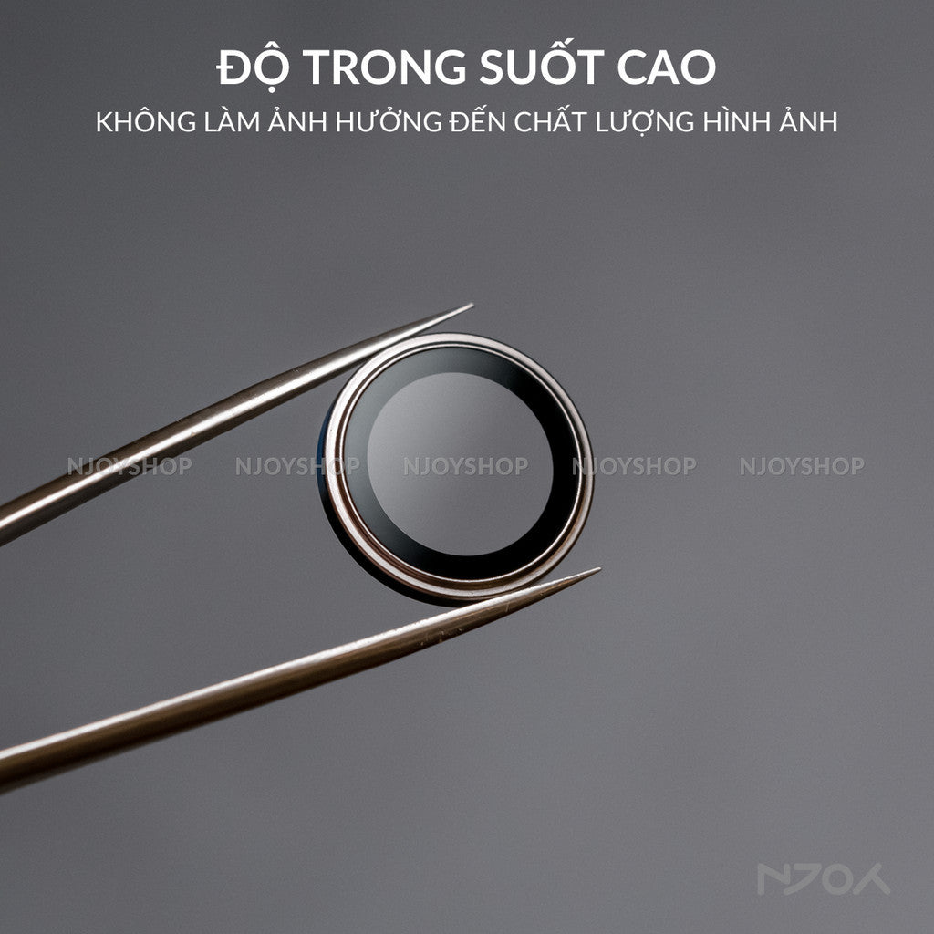 Cường Lực Camera Kuzoom AR Có Khung Dán Cho iPhone 17 Pro Max 16 15 14 13 12 11