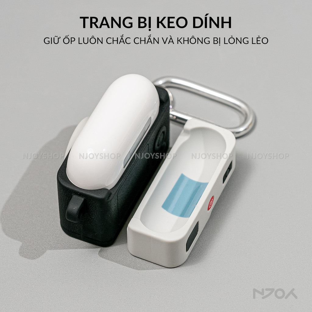Ốp Silicon In Hình Retro Camera Kèm Móc Khóa Cho Tai Nghe AirPods Pro 3 2 Airpods 4