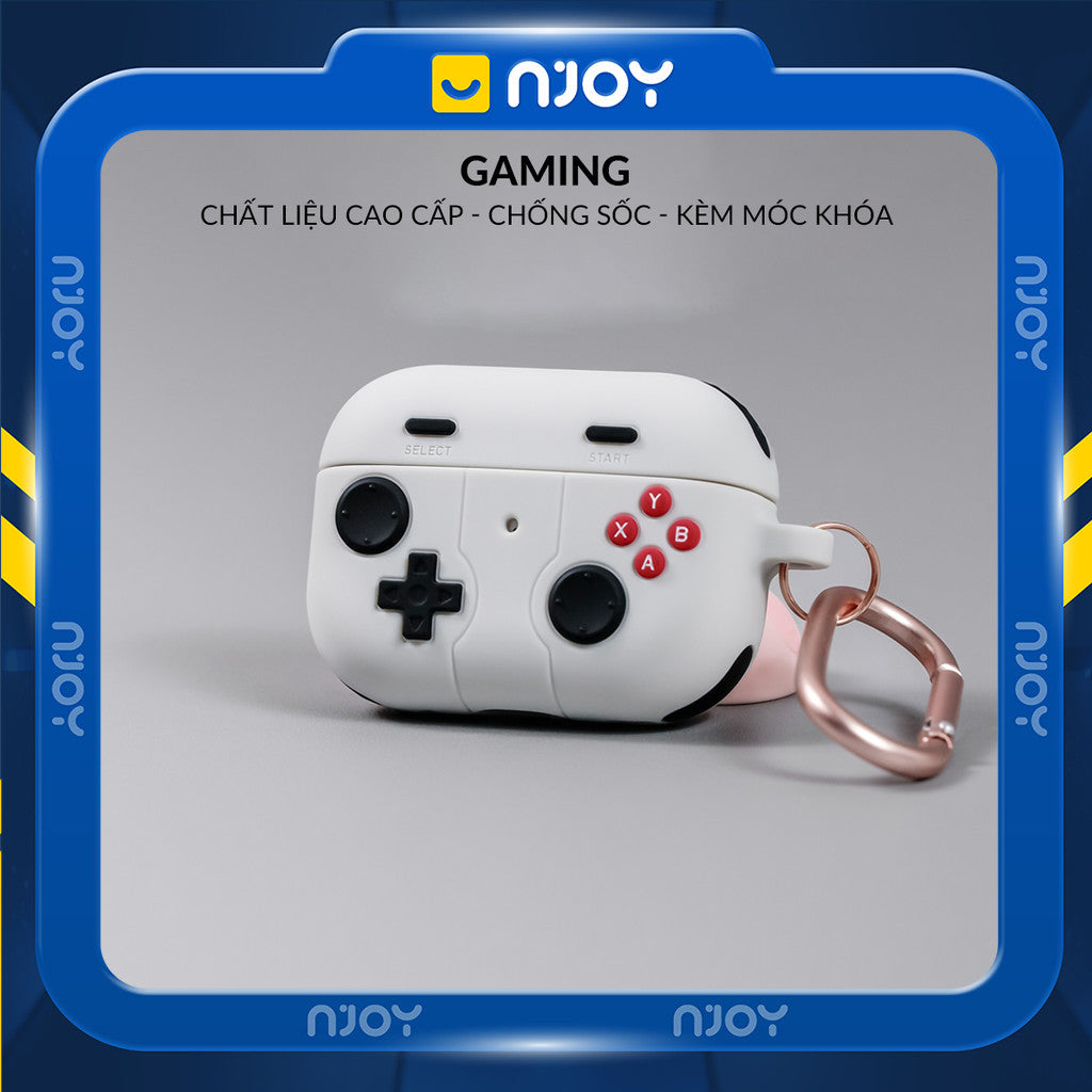 Ốp Silicon Máy Chơi Game Kèm Móc Khóa Cho Tai Nghe Airpods Pro 2 4