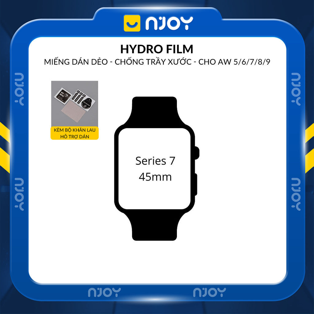 Miếng Dán Màn Hình PPF Cho Apple Watch 38mm 40mm 42mm 44mm 41mm 45mm Njoyshop