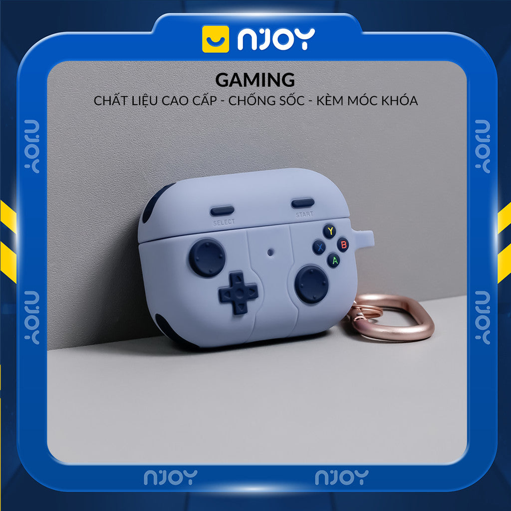 Ốp Silicon Máy Chơi Game Kèm Móc Khóa Cho Tai Nghe Airpods Pro 2 4