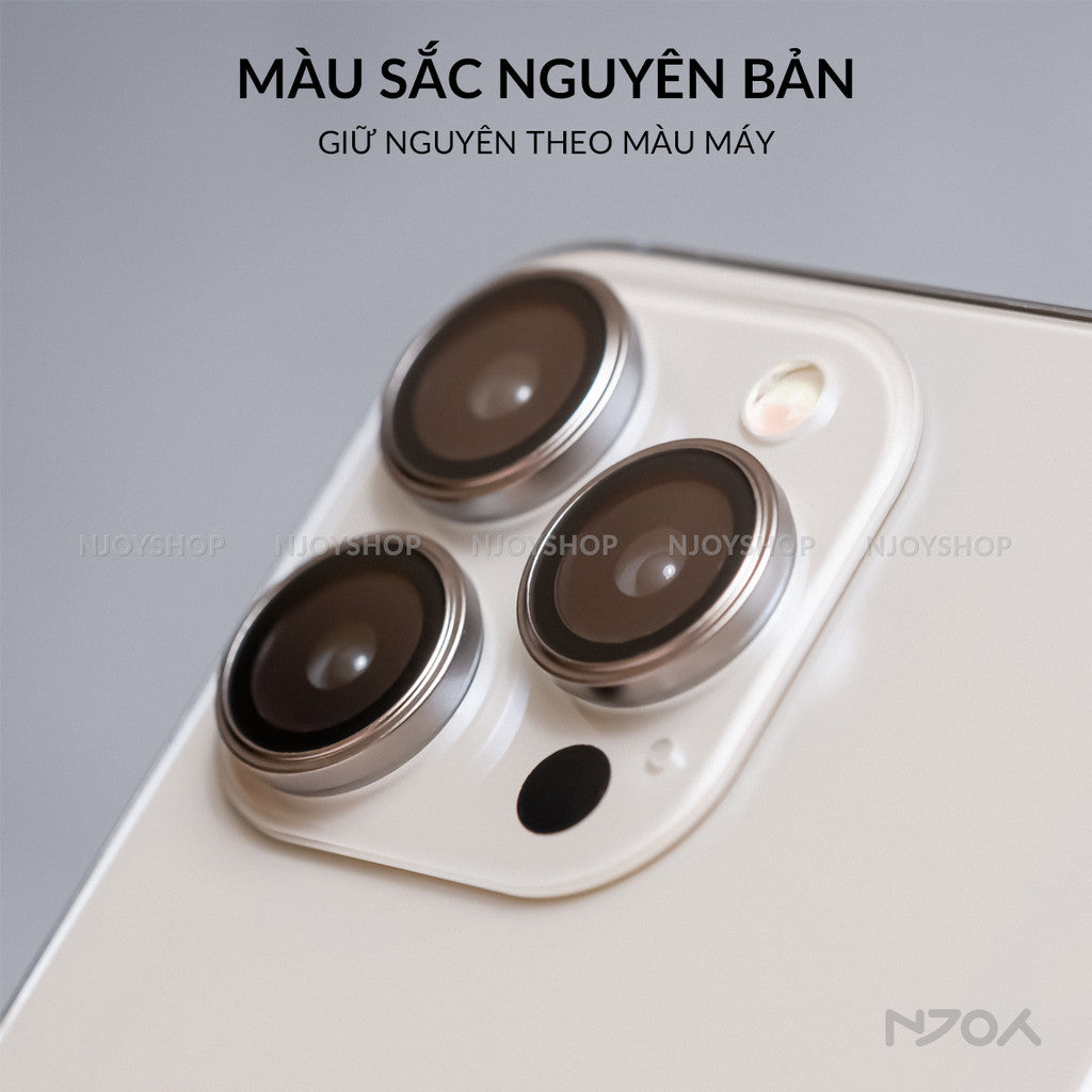Cường Lực Camera Kuzoom AR Có Khung Dán Cho iPhone 17 Pro Max 16 15 14 13 12 11