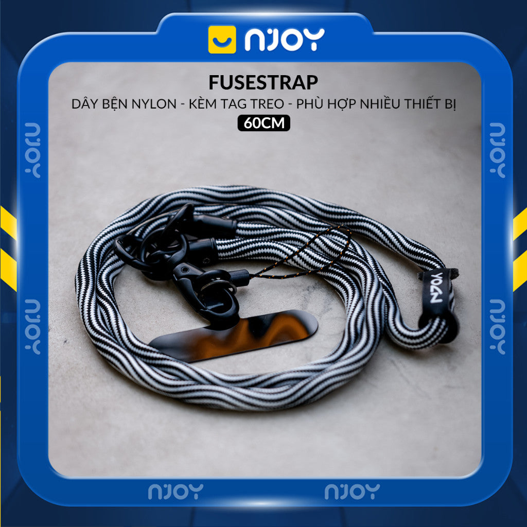 Dây Đeo Cổ Bện Nylon Dài 60cm Chống Đứt Gãy Độ Chống Thất Lạc Cho Tất Cả Điện Thoại iPhone Samsung