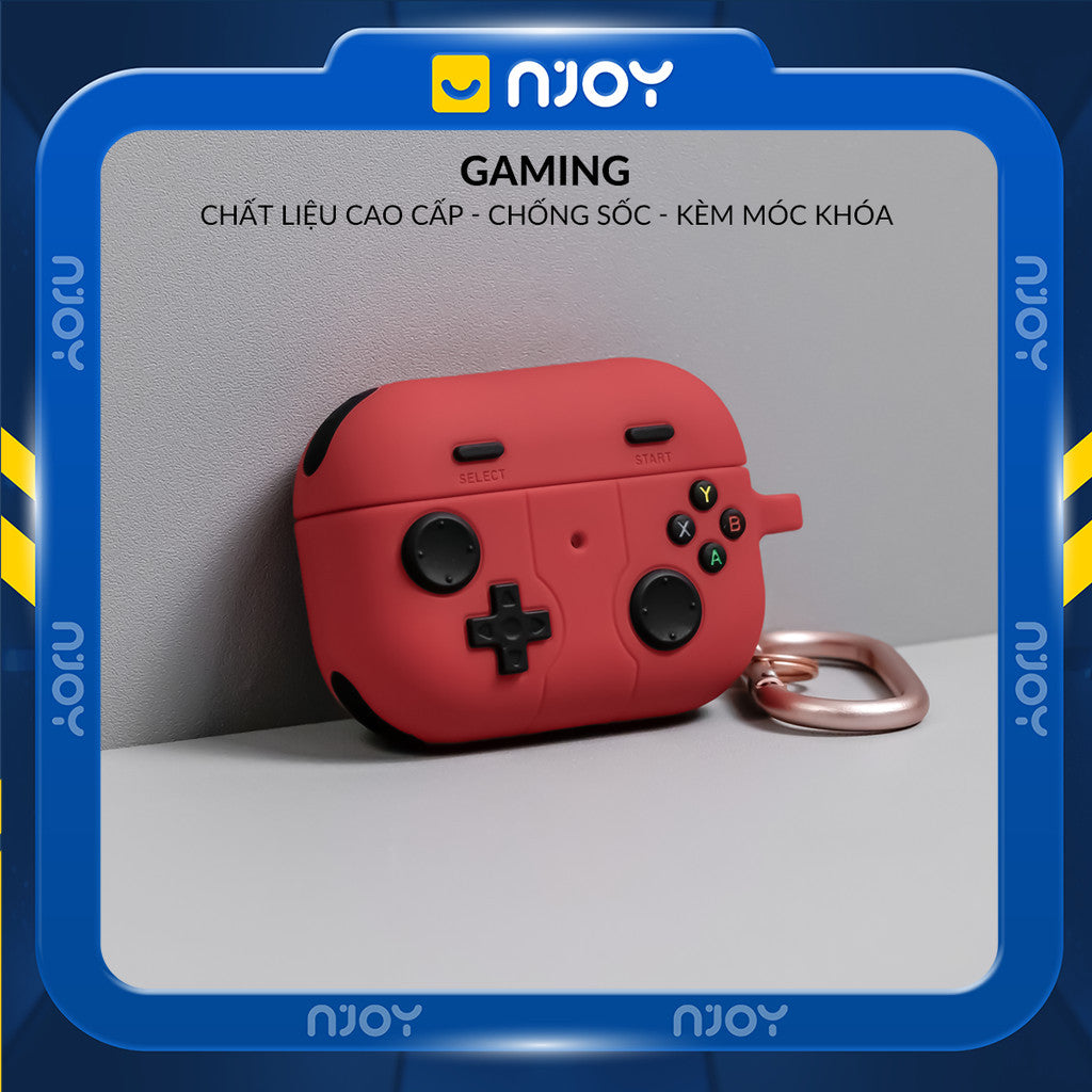 Ốp Silicon Máy Chơi Game Kèm Móc Khóa Cho Tai Nghe Airpods Pro 2 4