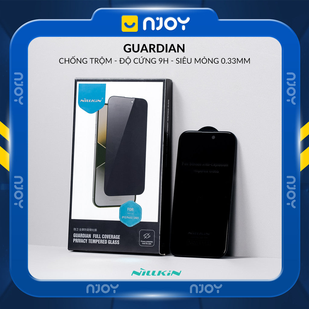 Kính Cường Lực Nillkin Chống Nhìn Trộm Khung Tự Dán Cho iPhone 17 Pro Max 16 15 14 13 12