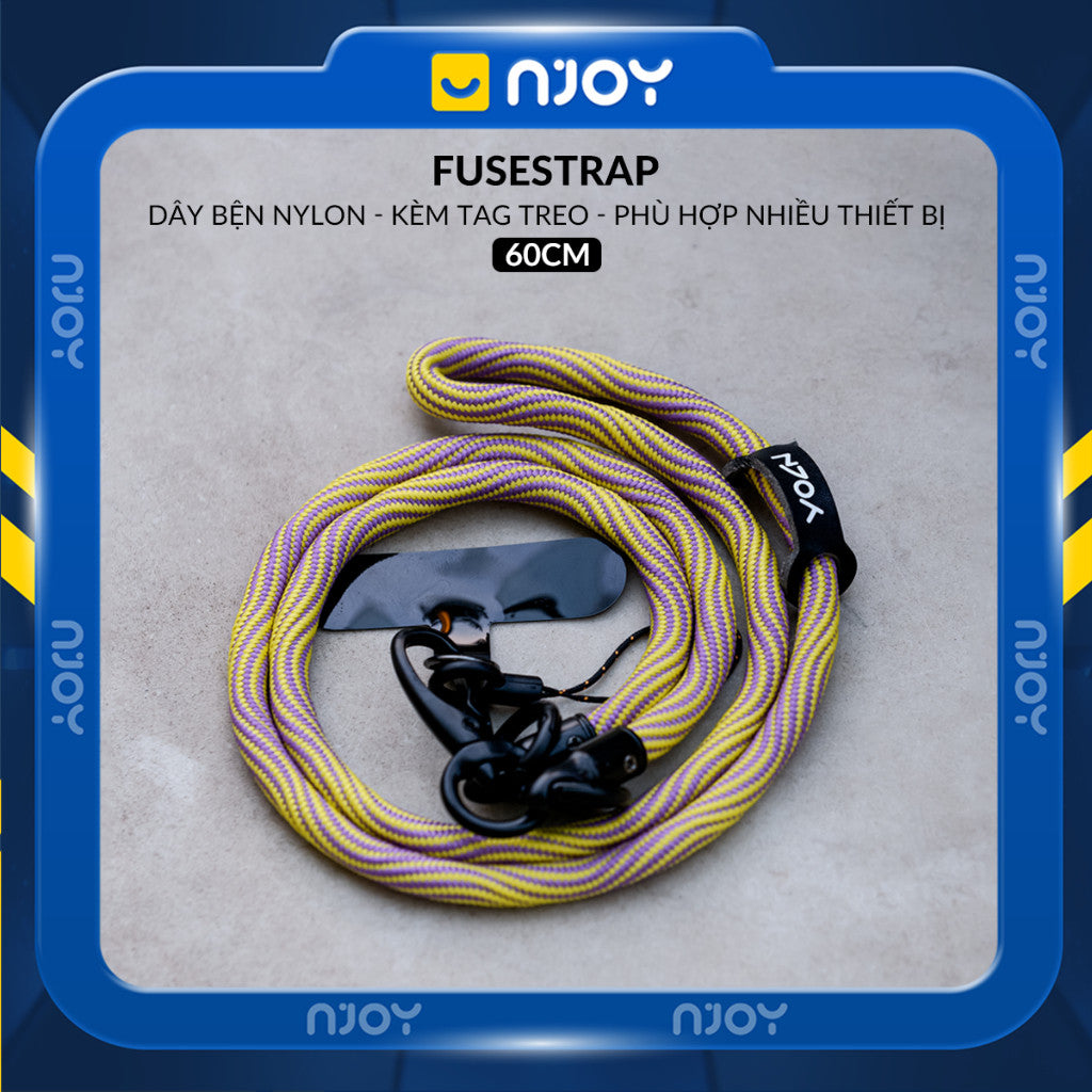 Dây Đeo Cổ Bện Nylon Dài 60cm Chống Đứt Gãy Độ Chống Thất Lạc Cho Tất Cả Điện Thoại iPhone Samsung