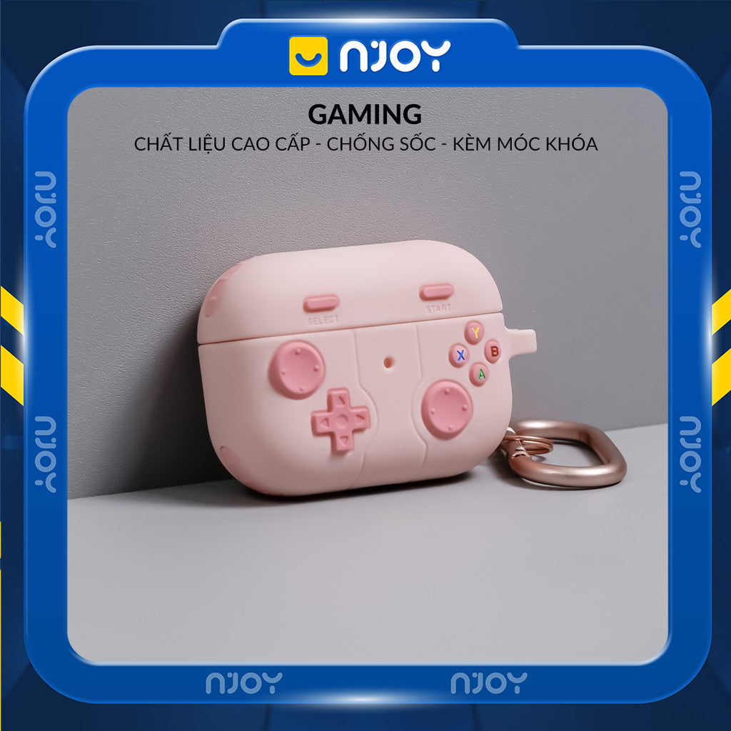 Ốp Silicon Máy Chơi Game Kèm Móc Khóa Cho Tai Nghe Airpods Pro 2 4