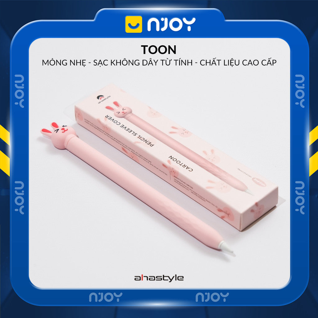 Vỏ Ốp Silicon Ahastyle Chống Trơn Trượt Cute Cho Bút Cảm Ứng Apple Pencil 2 Pro Njoyshop