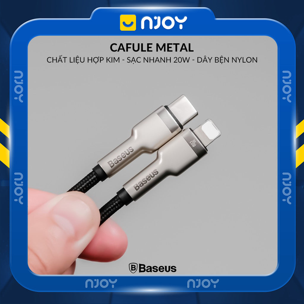 Cáp Sạc Nhanh Baseus 20W Trong Suốt Chân Cắm Type C Cho iPhone 14 Pro Max 13 12