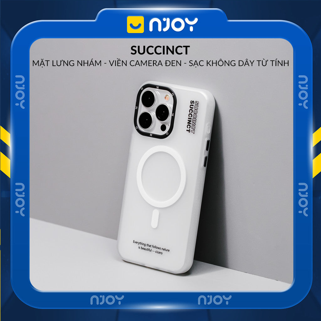 Ốp Magsafe Nhám Mờ Chống Vân Tay Cho iPhone 12 13 14 15 Pro Max