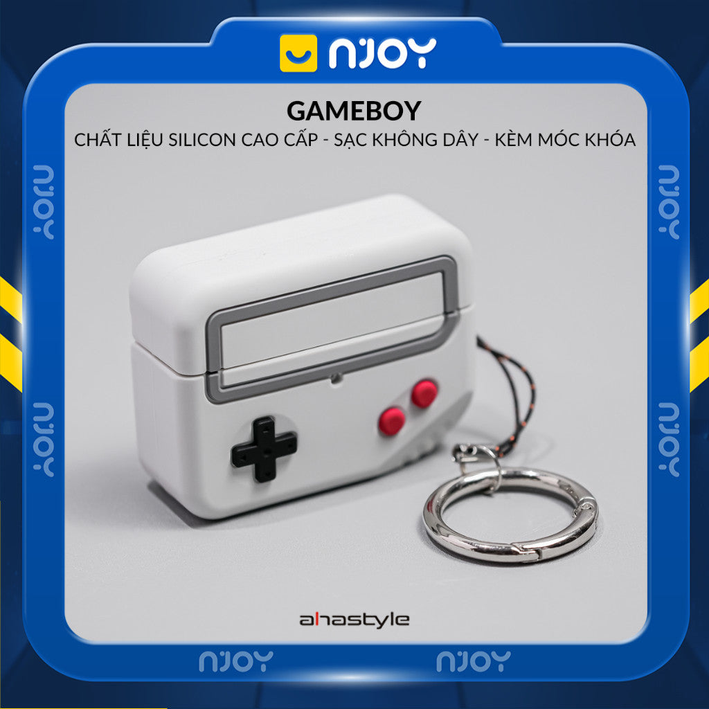 Ốp Silicon In Hình Ahastyle Kèm Móc Khóa Cho Tai Nghe Airpods Pro 3 2 Airpods 4