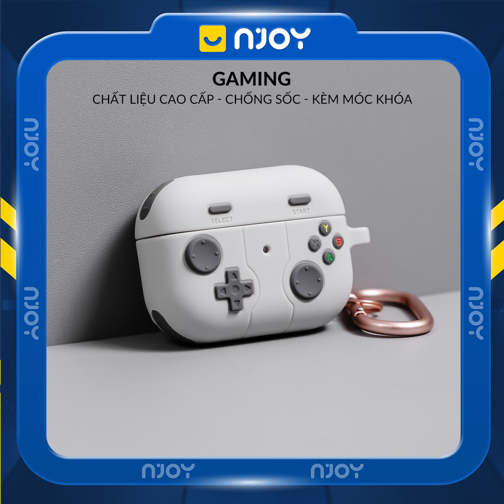 Ốp Silicon Máy Chơi Game Kèm Móc Khóa Cho Tai Nghe Airpods Pro 2 4