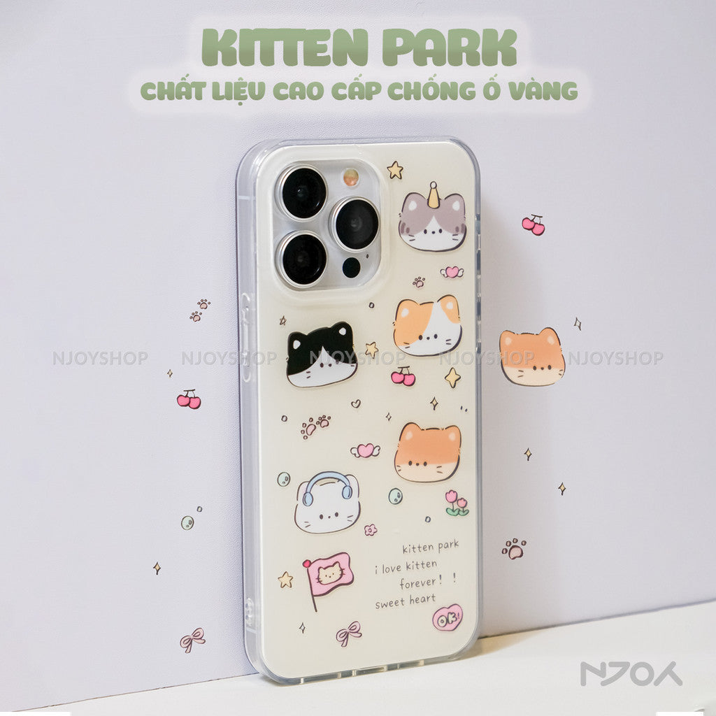 Ốp Lưng In Hình Mèo Dễ Thương Silicon Dẻo Cho Điện Thoại iPhone 11 12 13 14 15 16 17 18 Pro Max