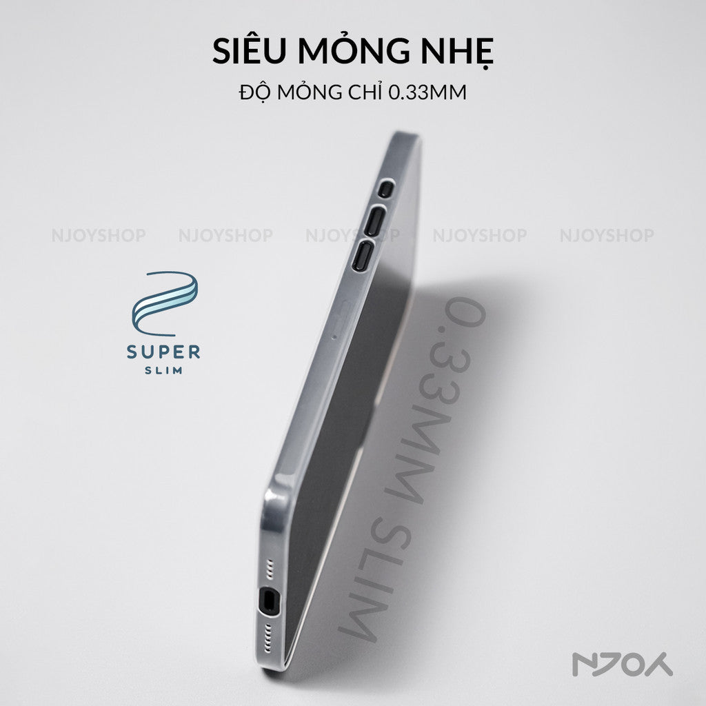 Ốp Trong Suốt Siêu Mỏng PP Bảo Vệ Camera Gọn Nhẹ Cho iPhone 17 Pro Max 16 15 14 13 12