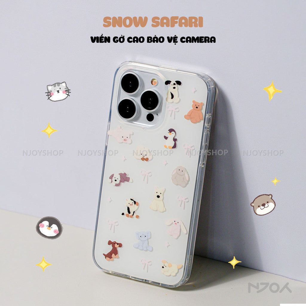 Ốp Lưng In Hình Thú Cưng Chó Mèo Dễ Thương Cute Cho iPhone 16 Pro Max 15 14 13